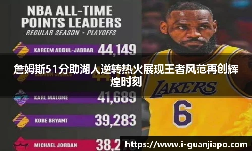 詹姆斯51分助湖人逆转热火展现王者风范再创辉煌时刻
